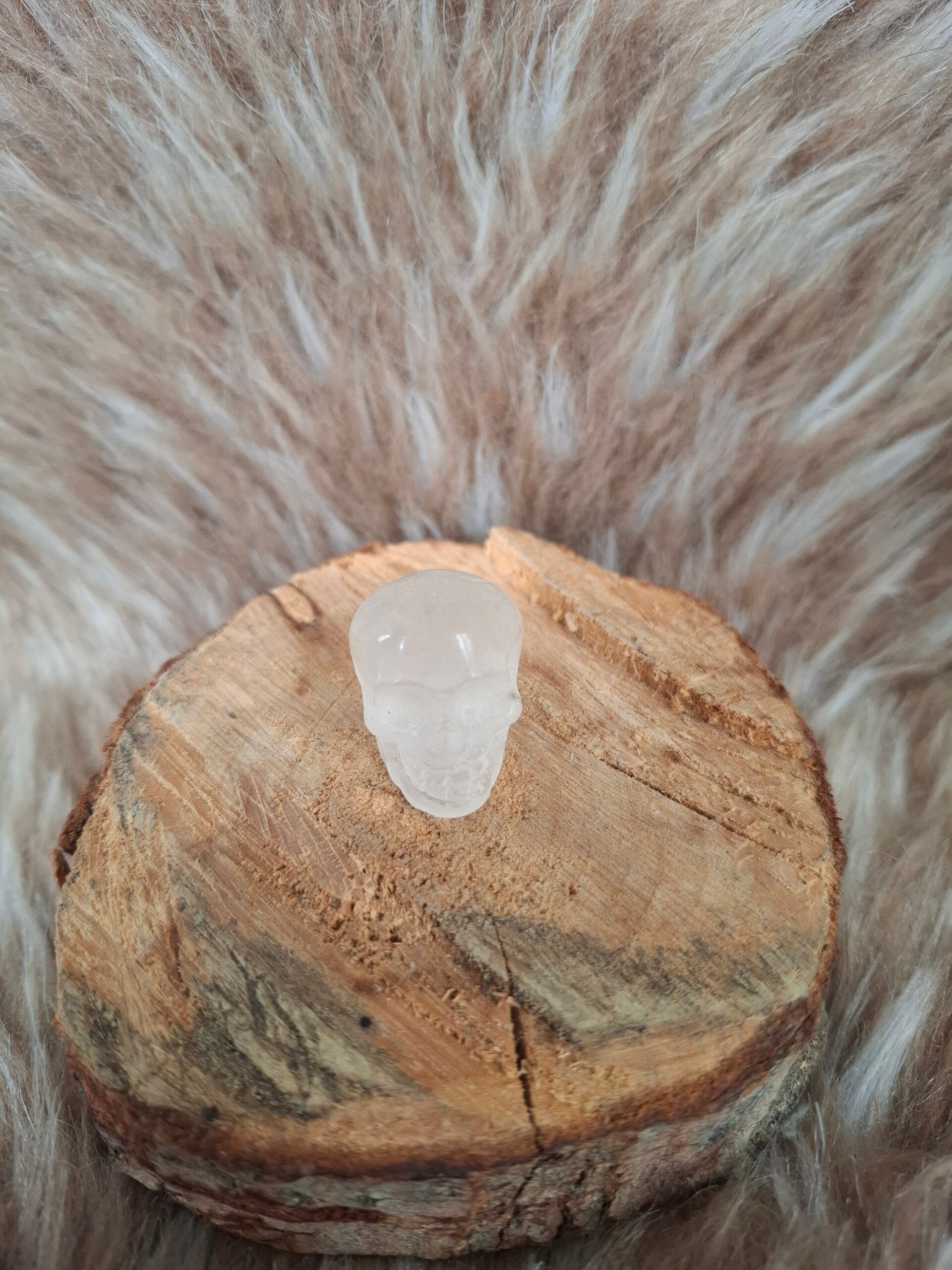 Bergkristal skull
