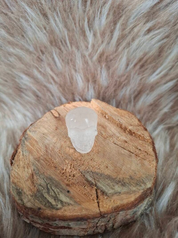 Bergkristal skull
