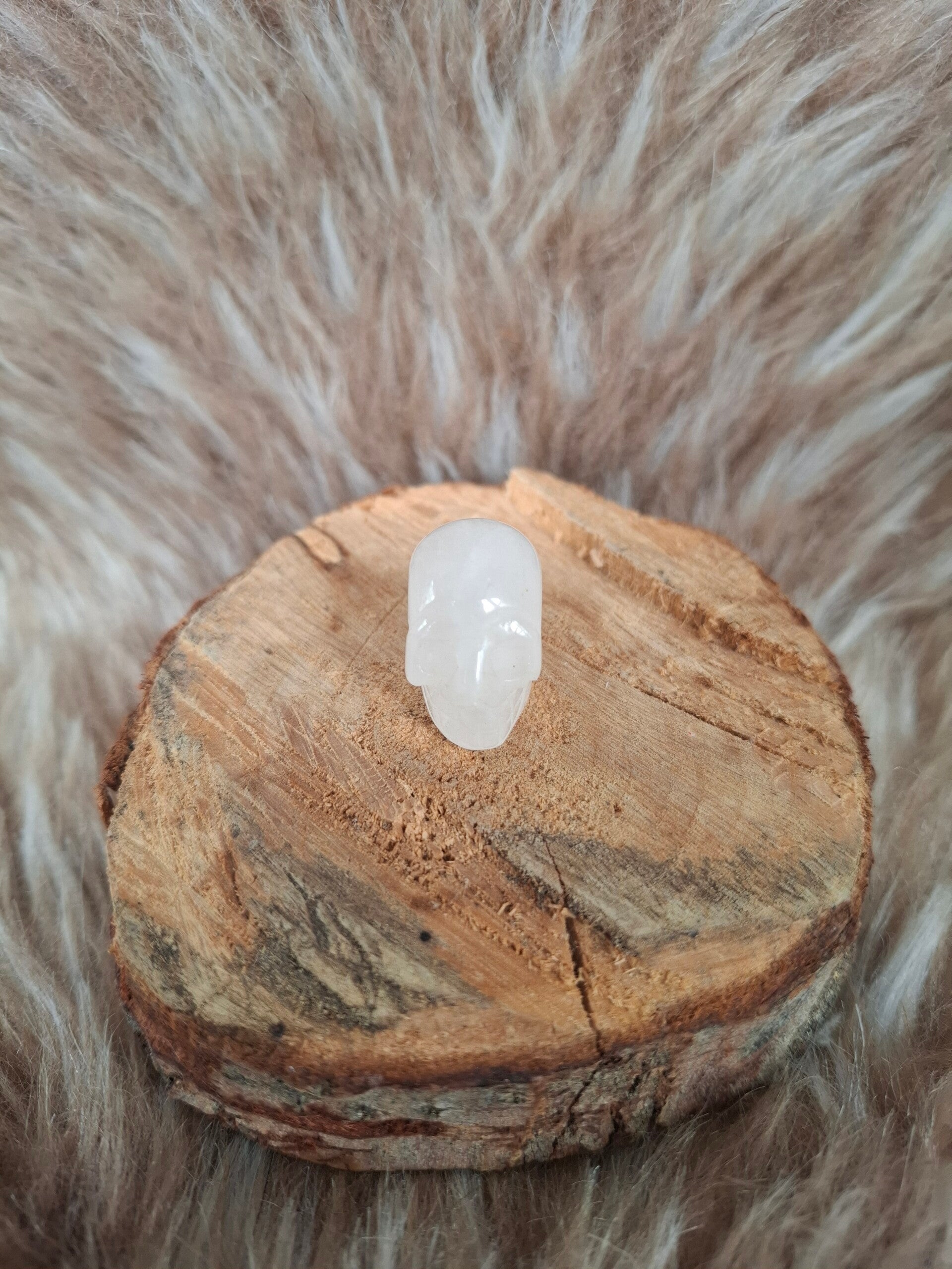 Bergkristal skull