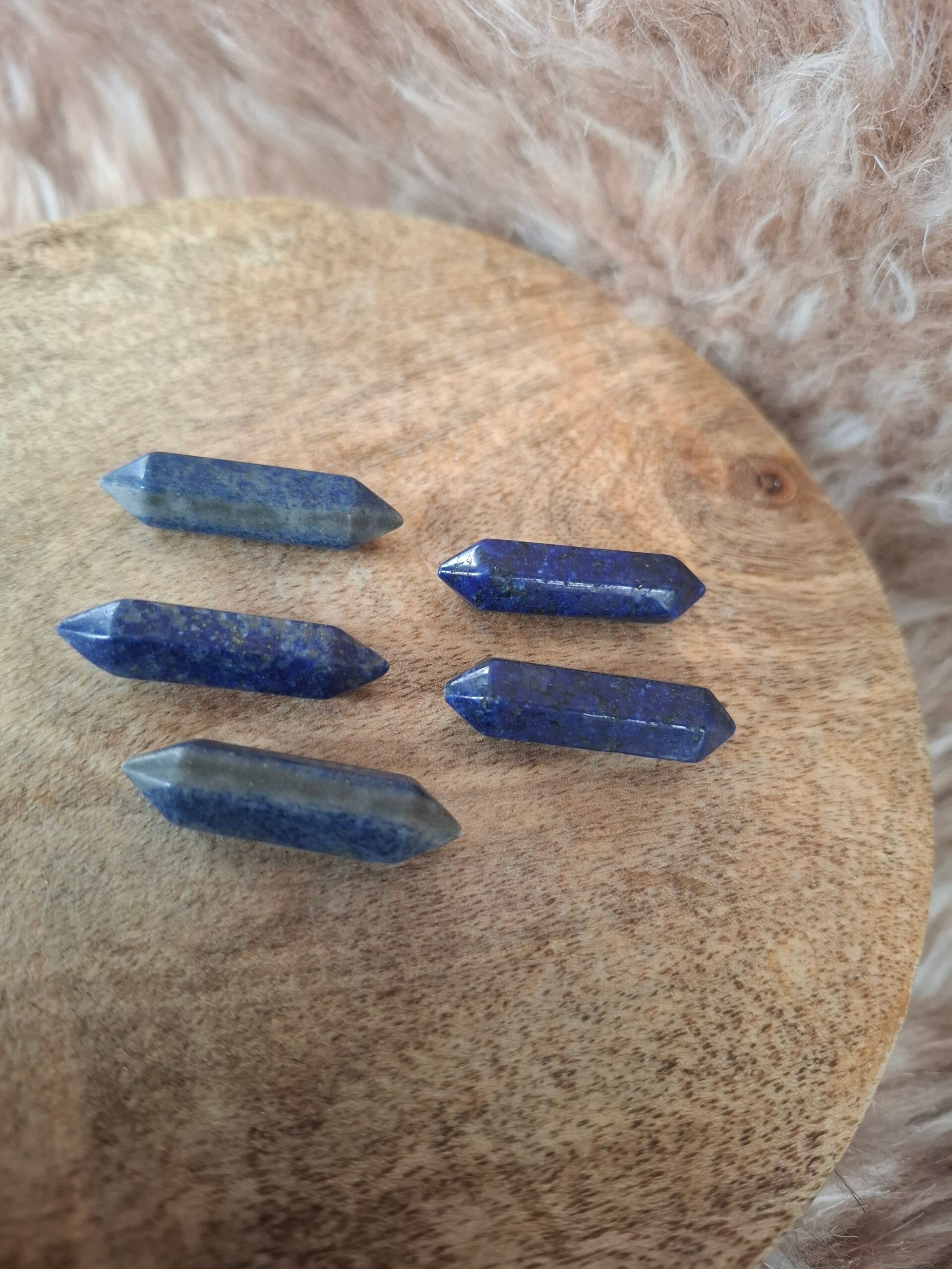 Lapis lazuli dubbeleinder