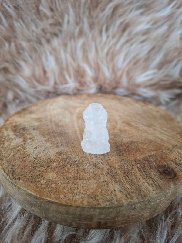 Bergkristal buddha