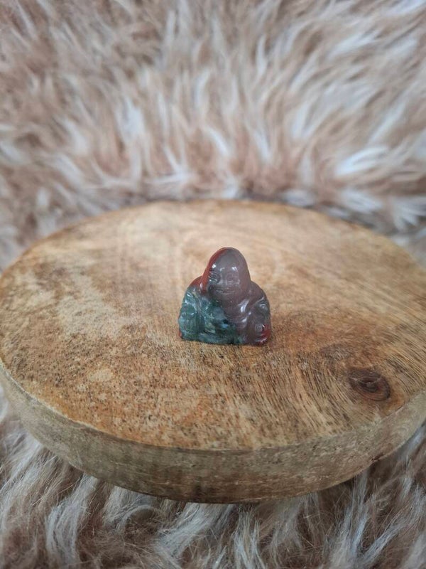 Drakenbloed jaspis buddha
