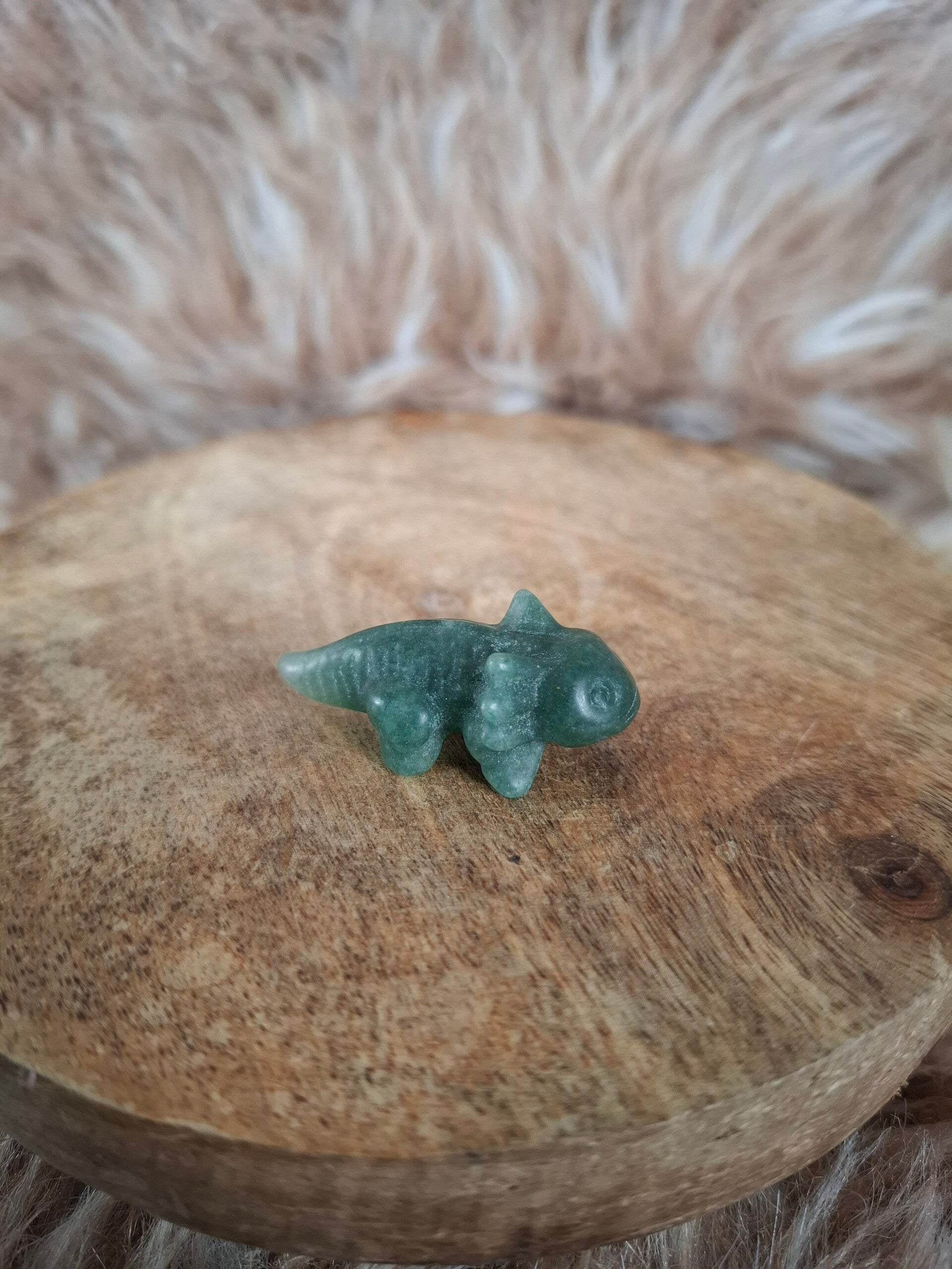 Groene Aventurijn Triceratops