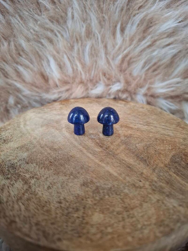 Lapis lazuli paddestoel mini