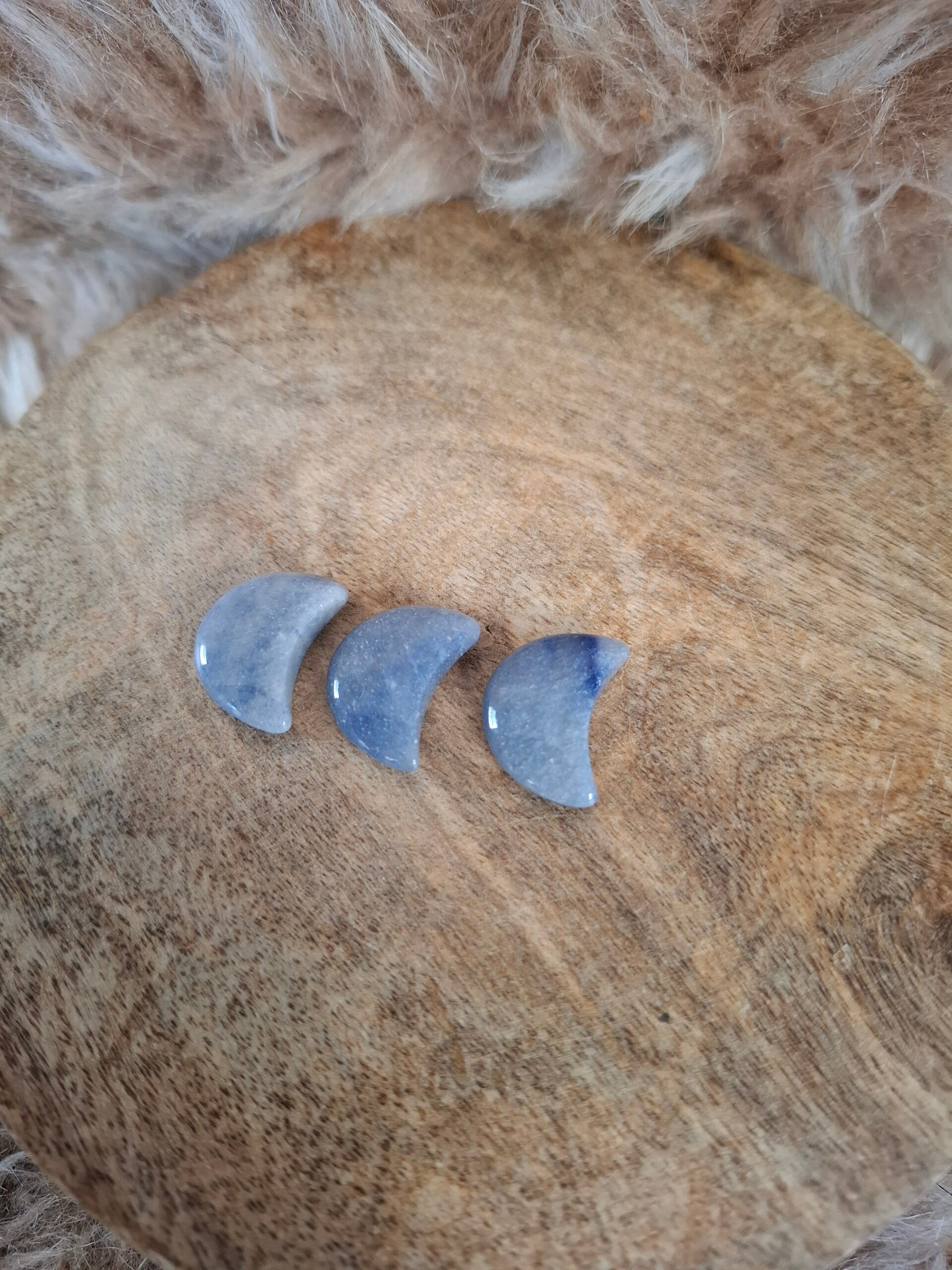 Blauwe aventurijn maantje