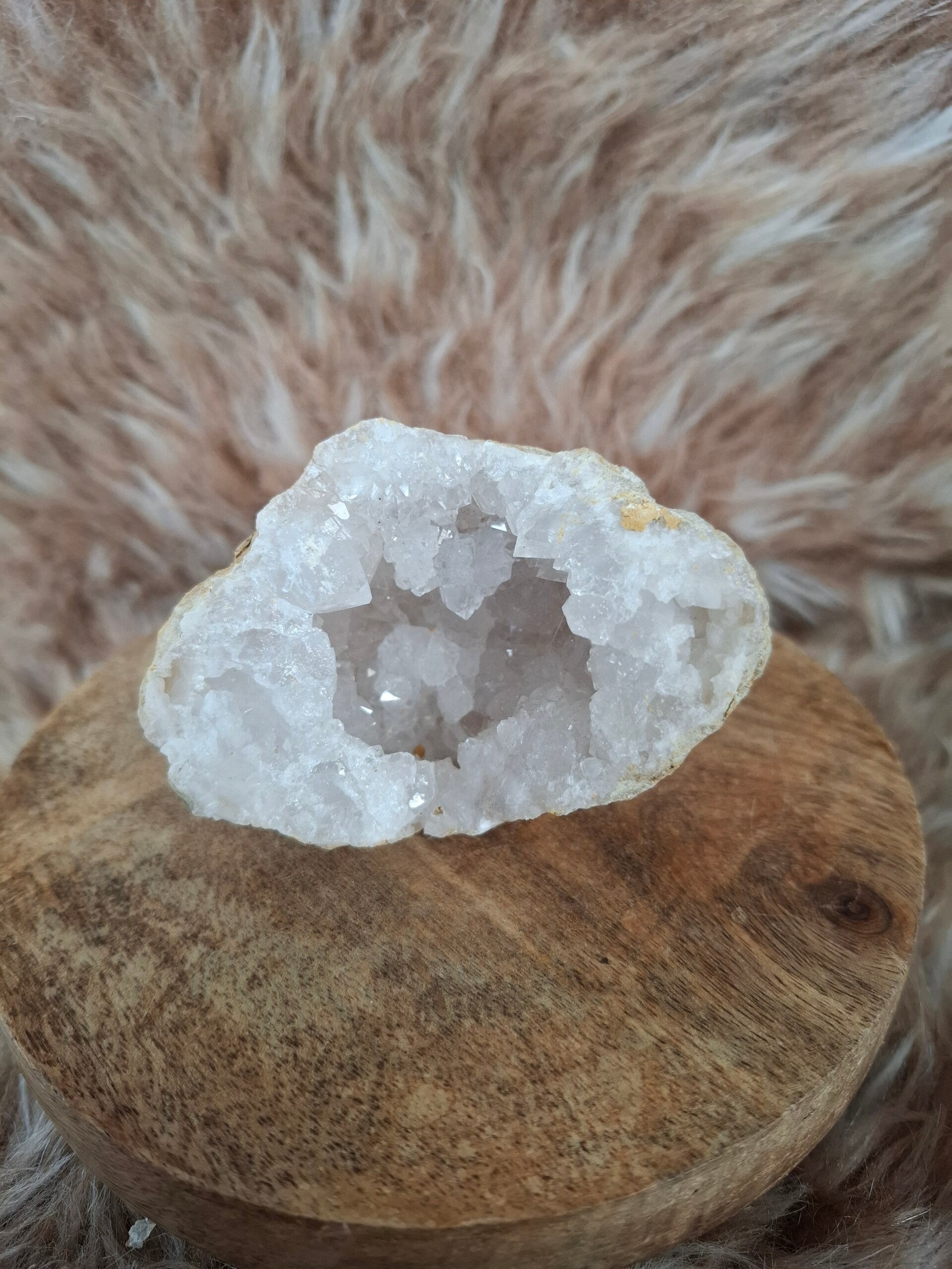 Bergkristal geode