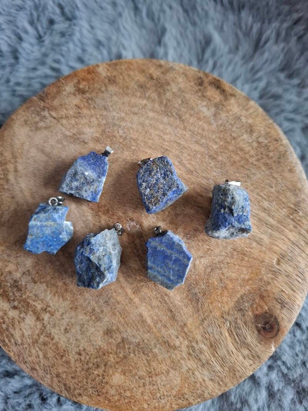 Ruwe Lapis Lazuli hanger