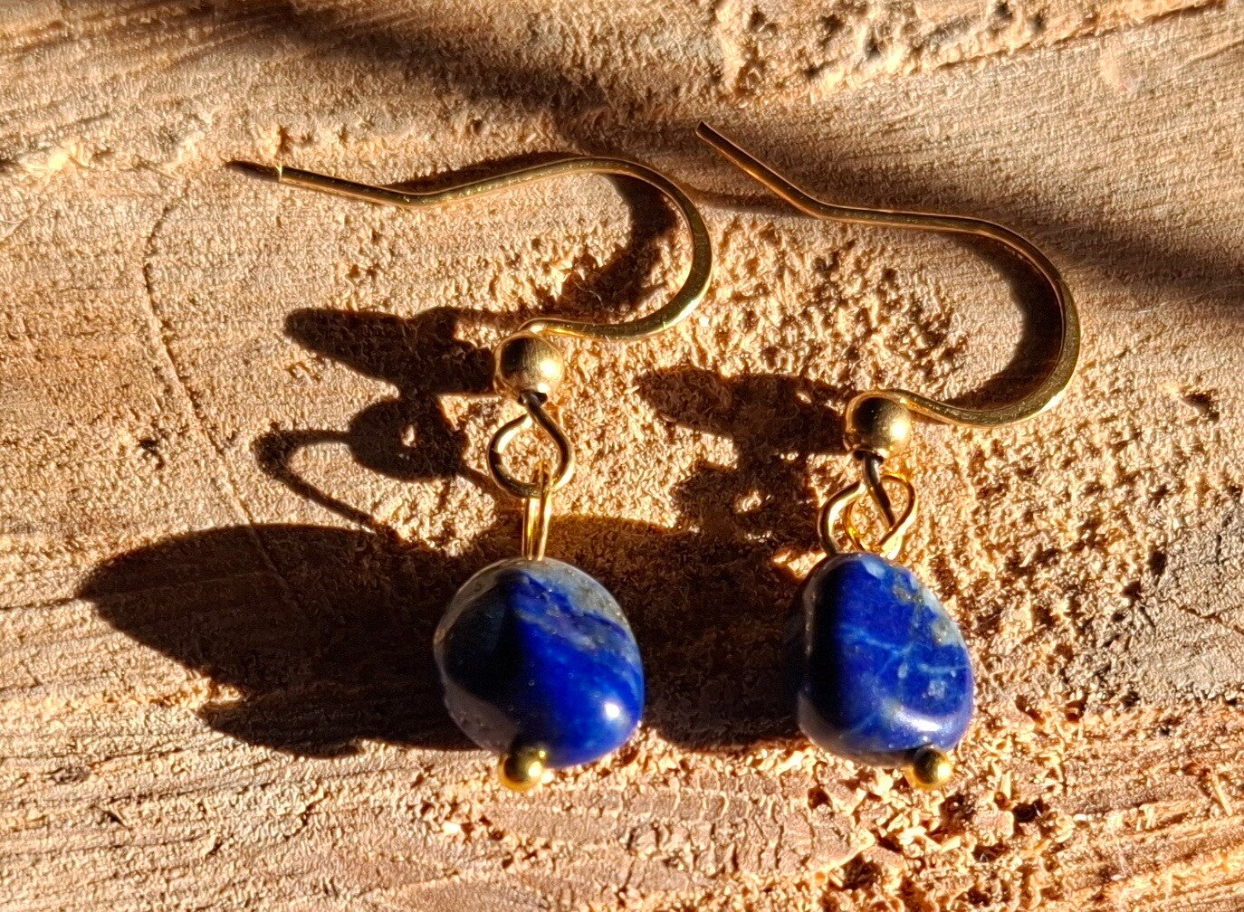Lapis lazuli oorbellen