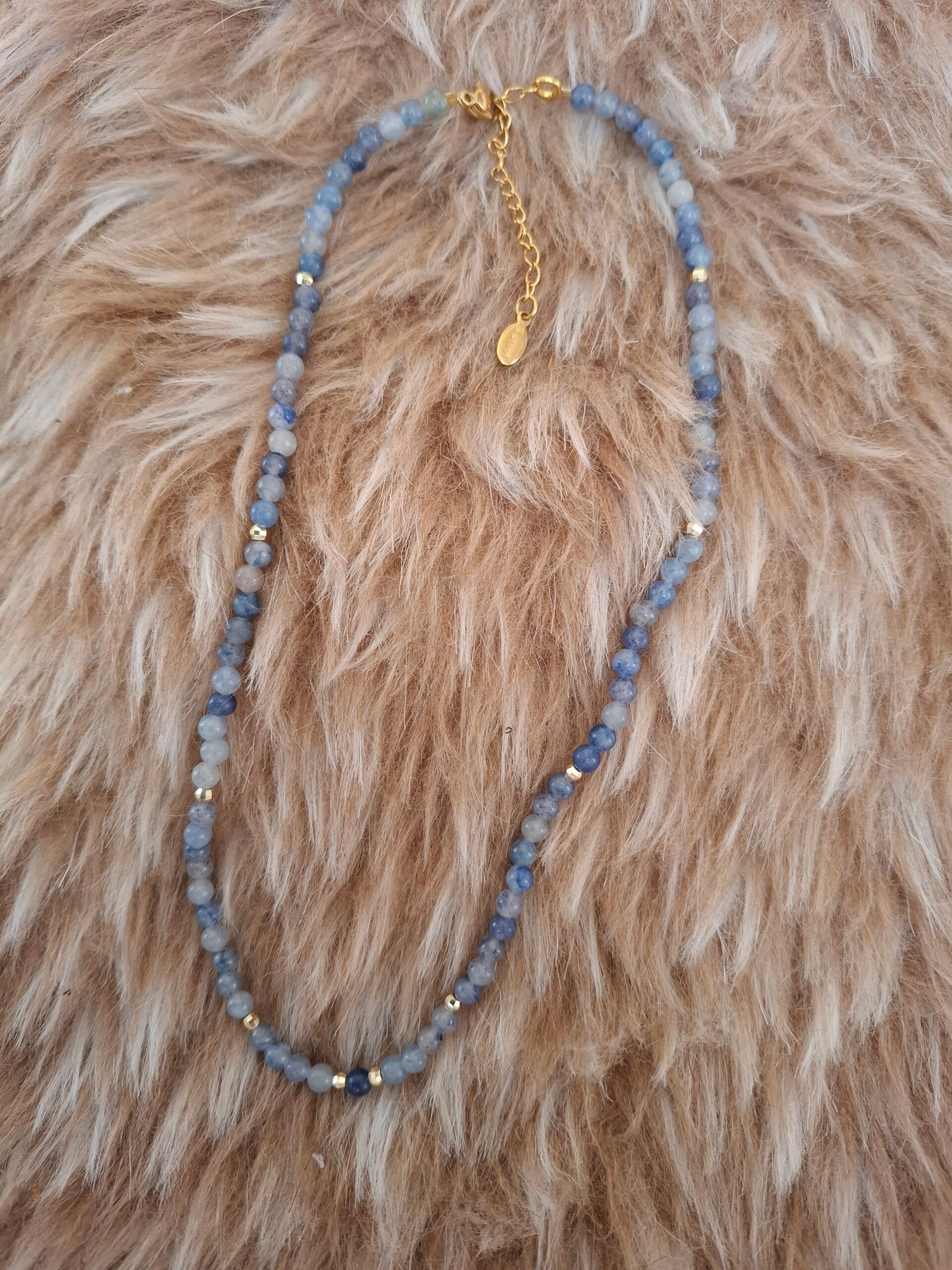 Blauwe aventurijn ketting
