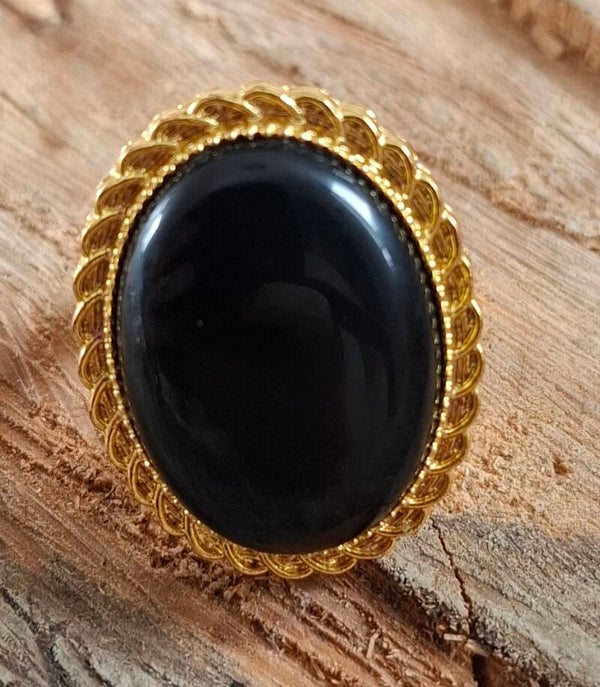 Obsidiaan Ring