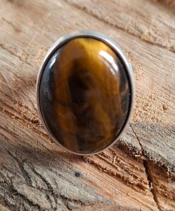 Tijgeroog ring