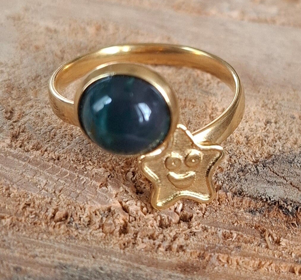 Indian agaat kids ring