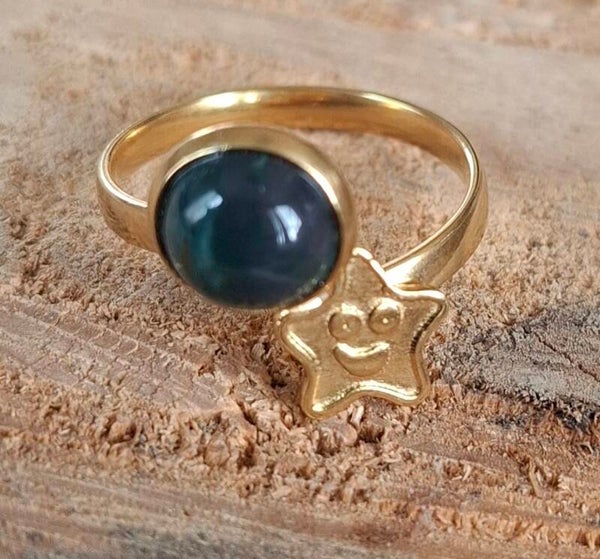 Indian agaat kids ring