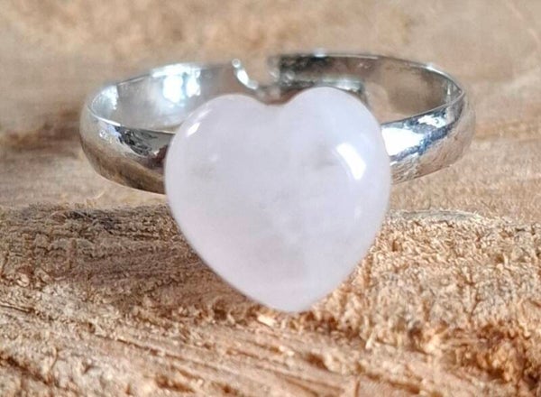 Rozenkwarts Hart ring