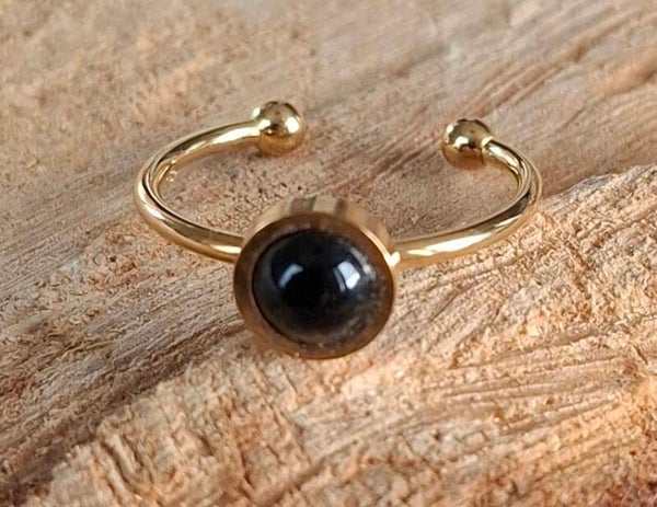 Obsidiaan Ring