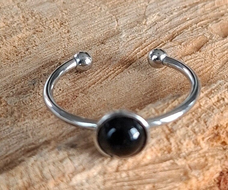 Obsidiaan Ring
