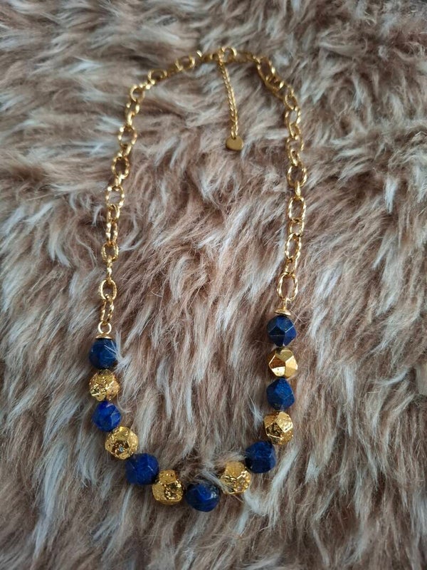 Statement ketting lapis lazuli