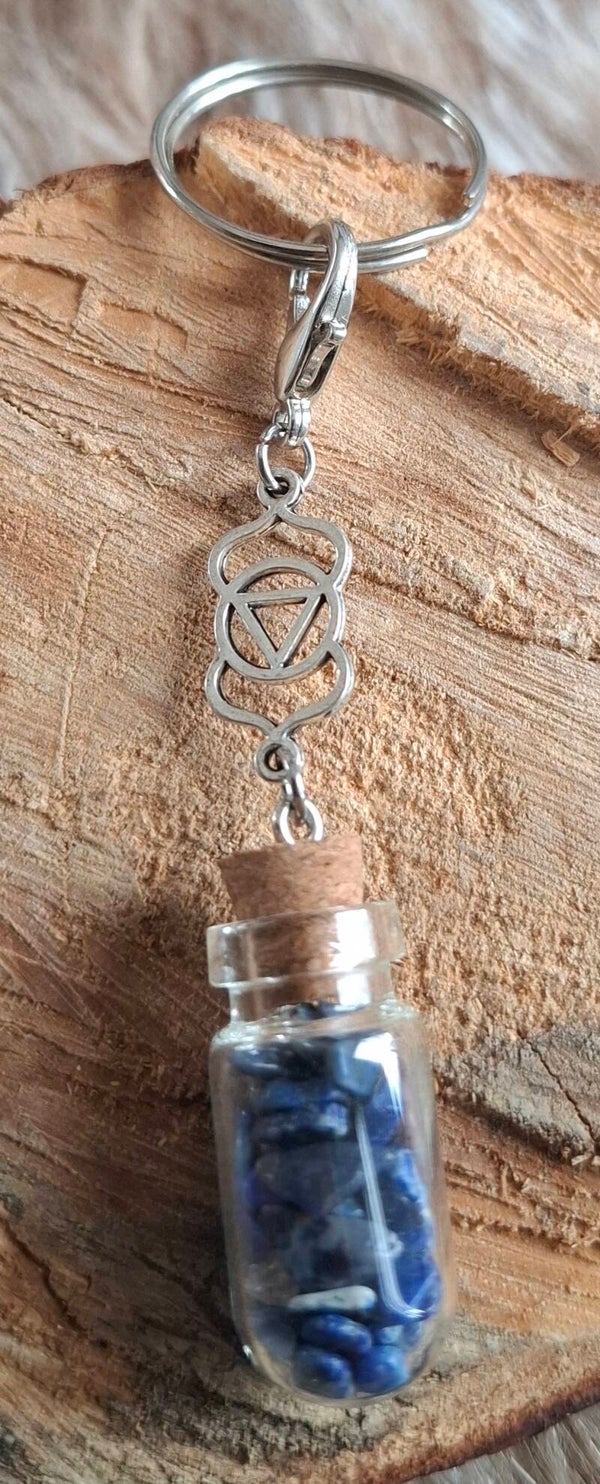 Lapis lazuli sleutelhanger