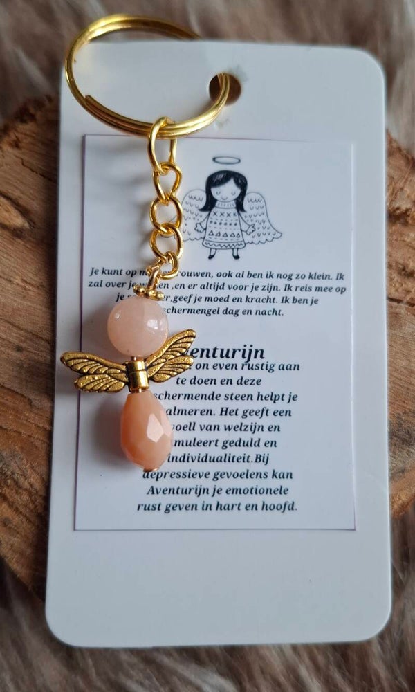 Beschermengeltje oranje aventurijn