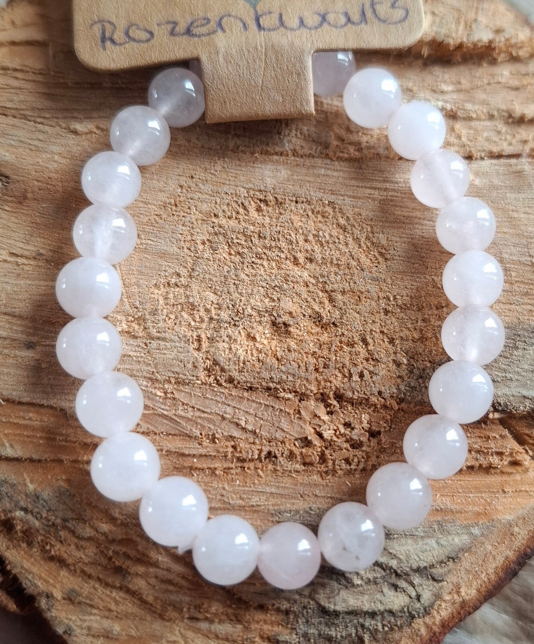 Rozenkwarts armbandje