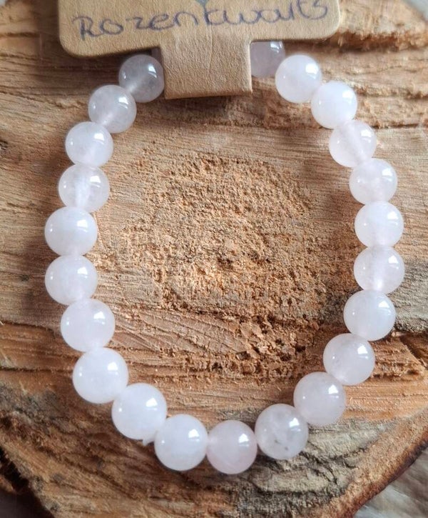 Rozenkwarts armbandje