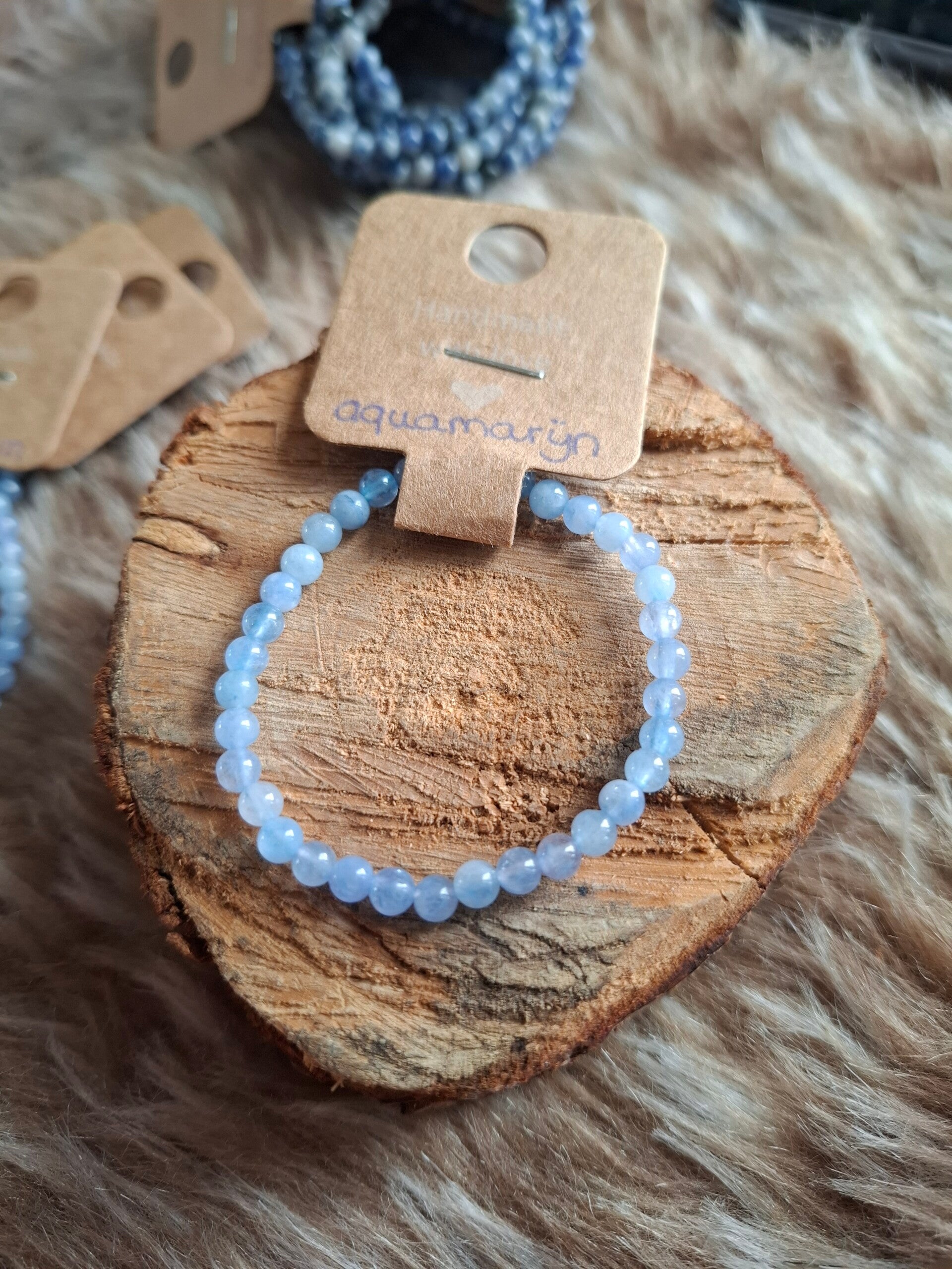 Aquamarijn armbandje