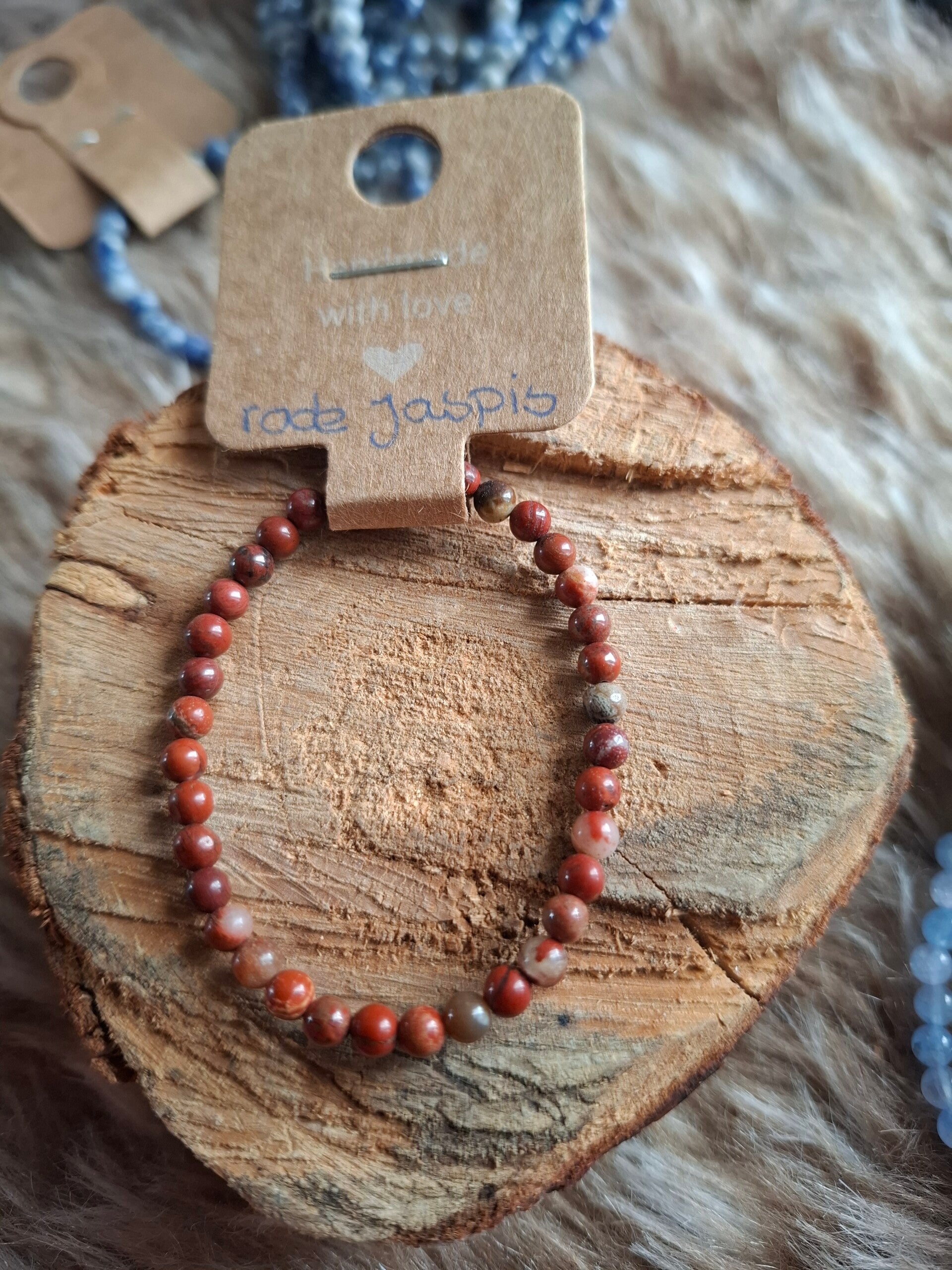 Rode jaspis armbandje