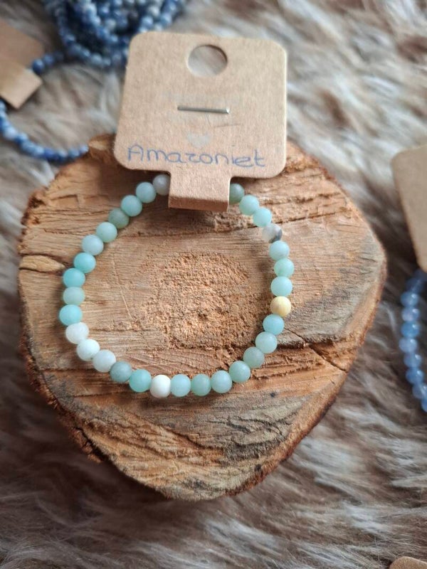 Matte amazoniet armbandje
