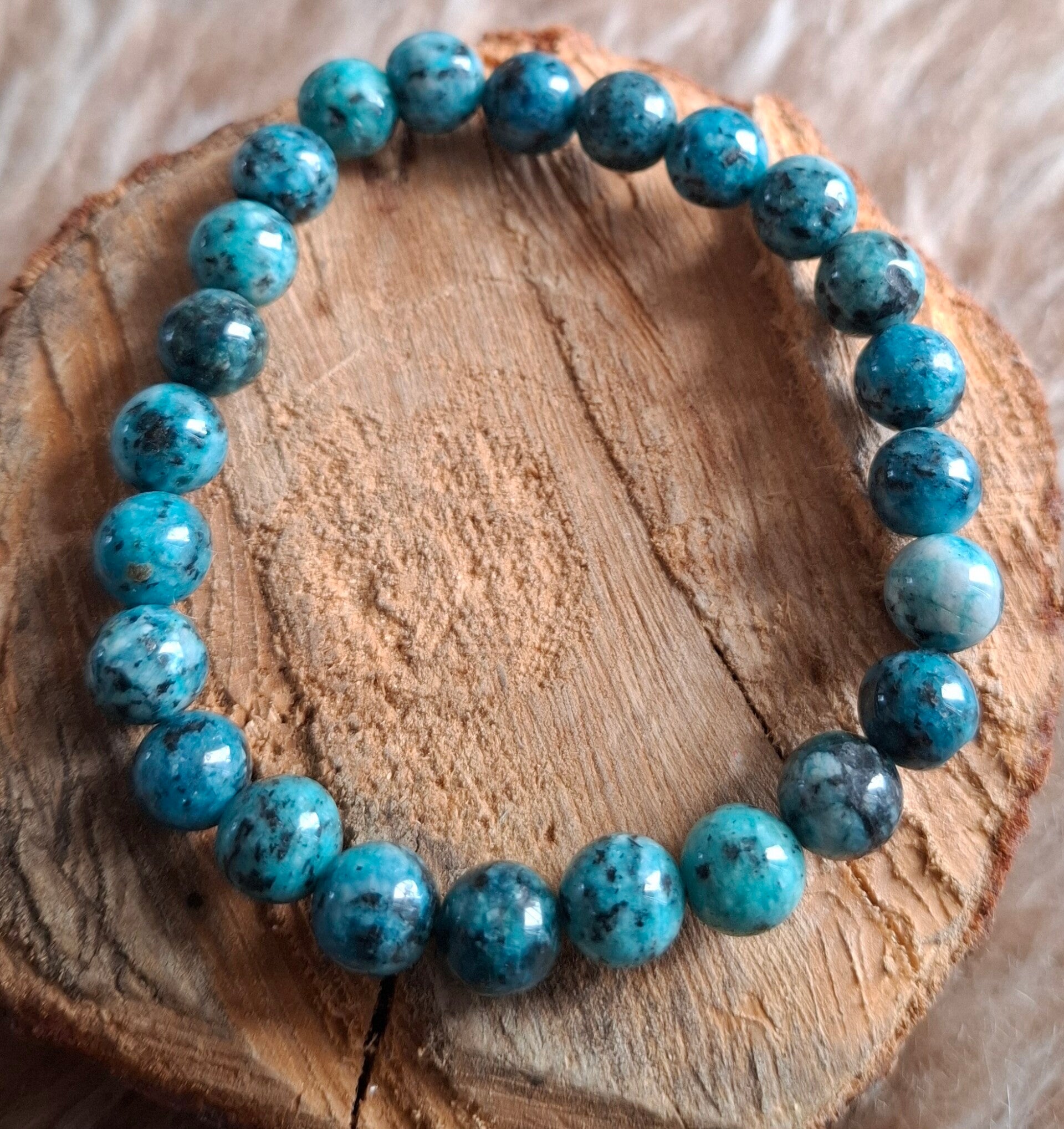 8mm bleu jaspis