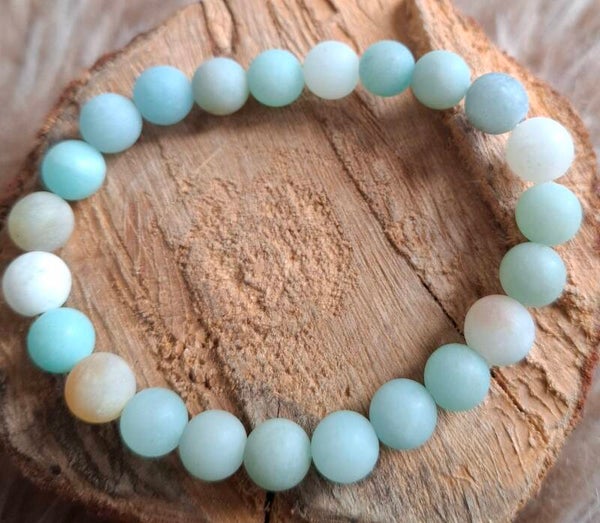 8mm matte amazoniet