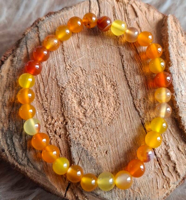 6mm oranje agaat