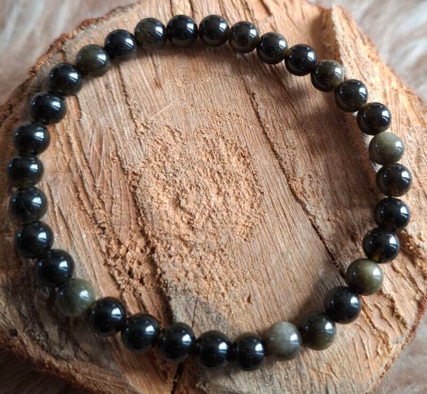 6mm gouden obsidiaan
