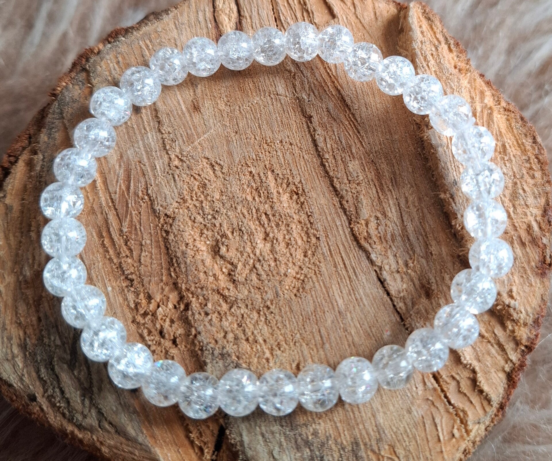 6mm crackle bergkristal