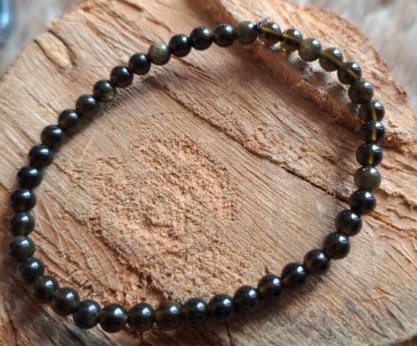 4mm gouden obsidiaan