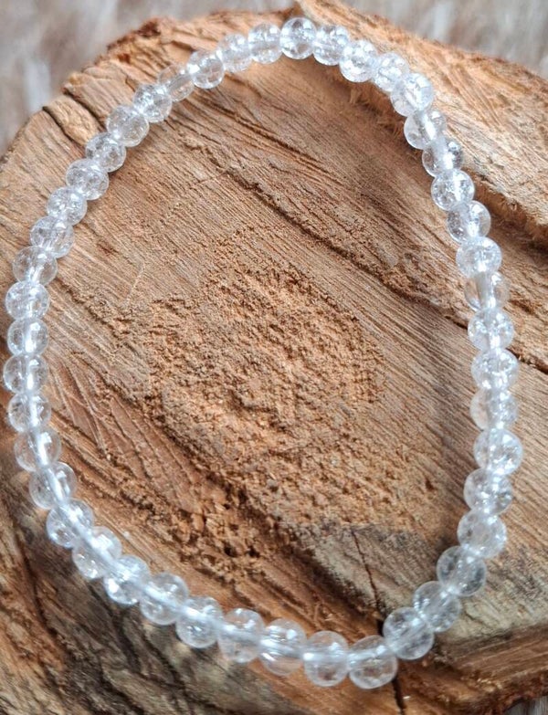 4mm crackle bergkristal