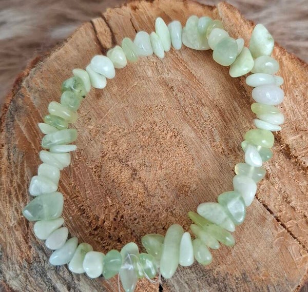 Splitarmband jade Serpentijn