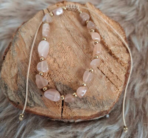 Zonnesteen nugget armband