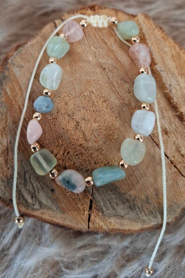 Morganiet nugget armband