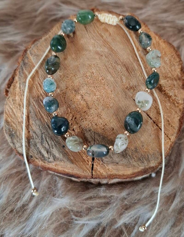 Mosagaat nugget armband