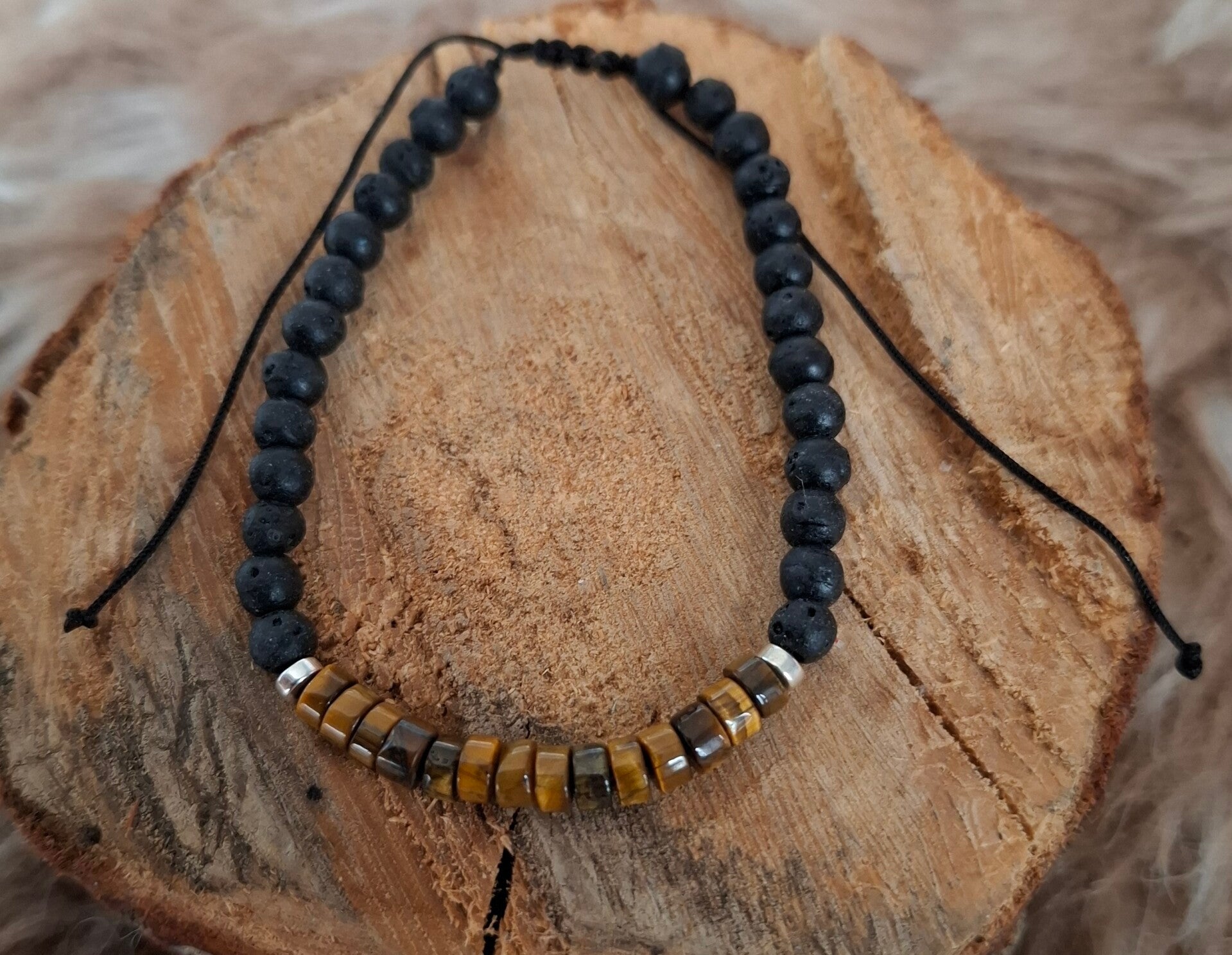 Edelsteen verstelbare armband