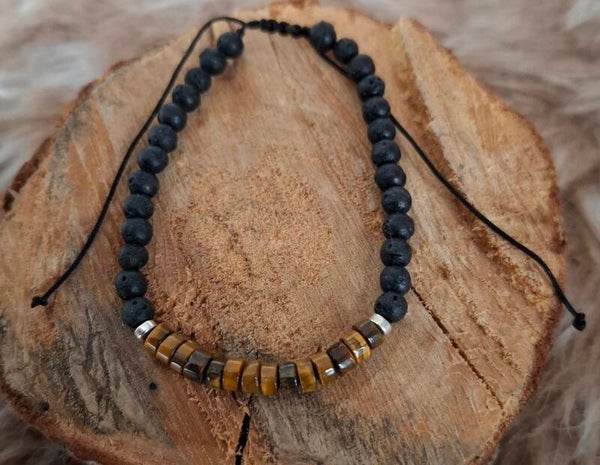Edelsteen verstelbare armband