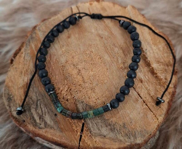 Edelsteen verstelbare armband