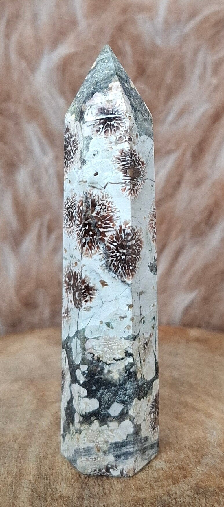 Green Flower jasper toren