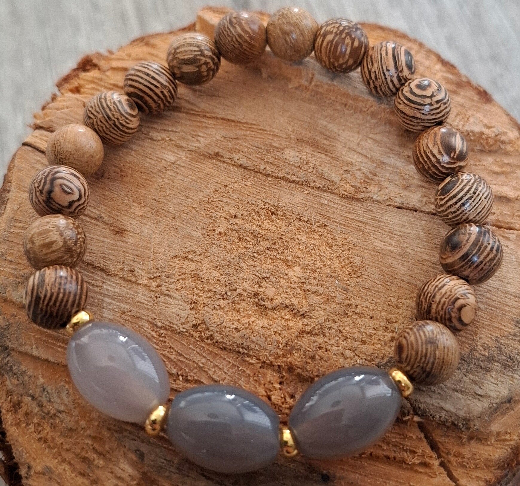 Agaat armband