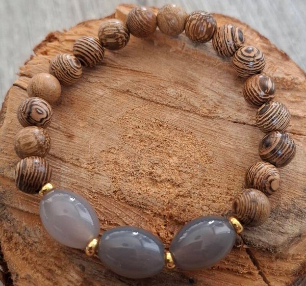 Agaat armband
