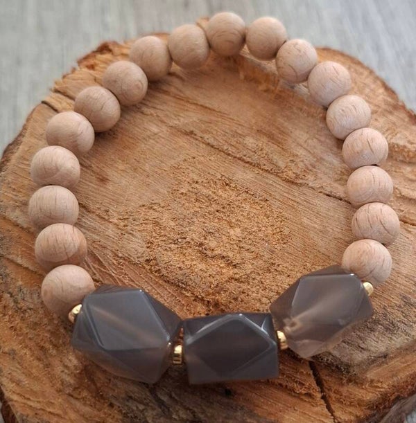 Agaat armband