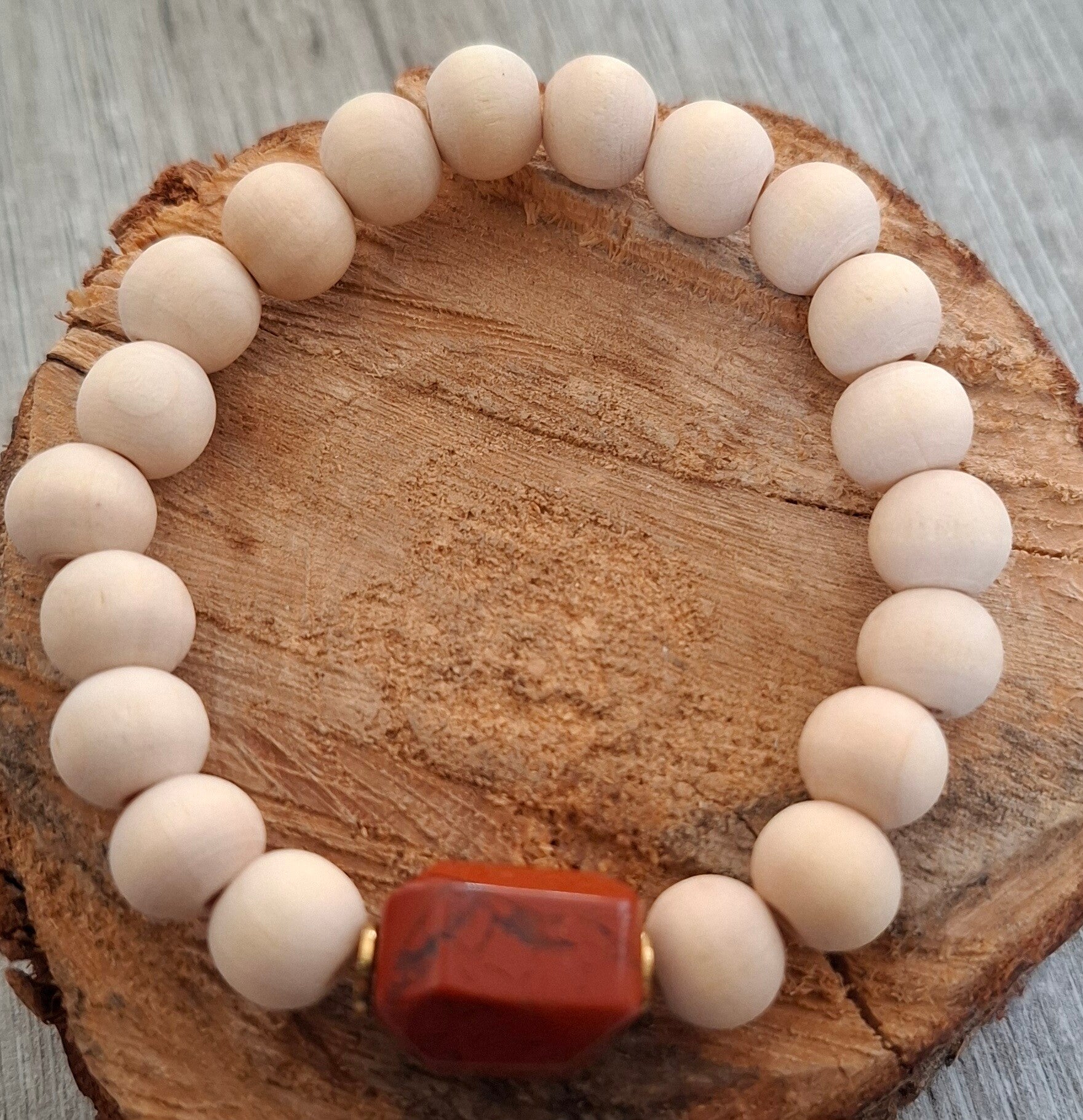 Rode Jaspis armband