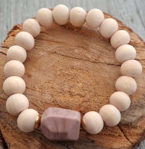 Rhodochrosiet armband