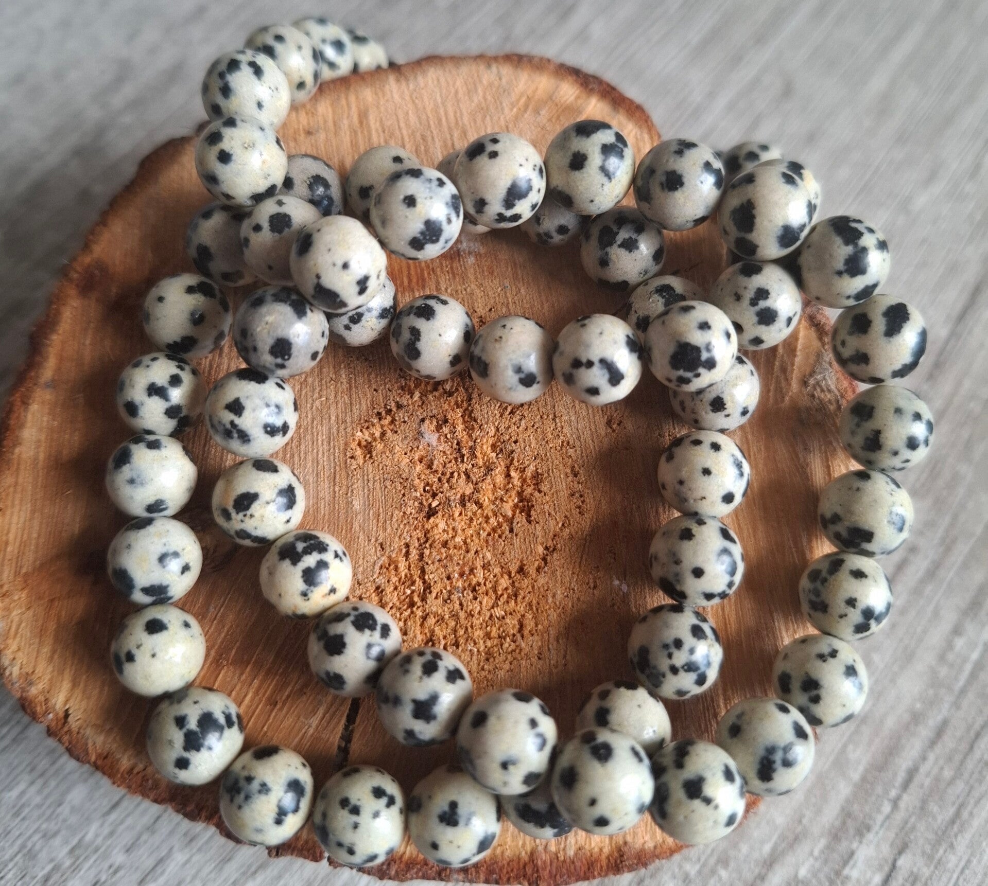 8mm dalmatiër Jaspis