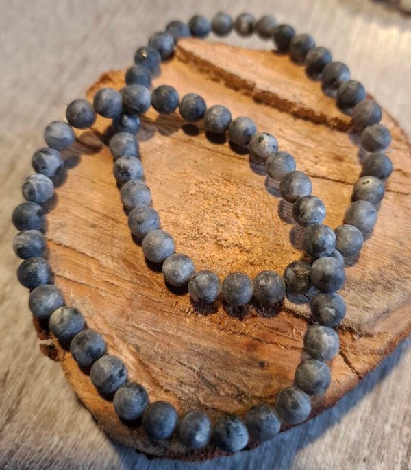 6mm matte labradoriet